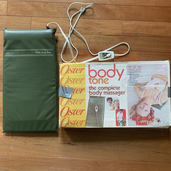Oster Body Tone Massager Model 769-03 Corded Heat Pad‎ 1976 Vintage Works - Picture 1 of 12